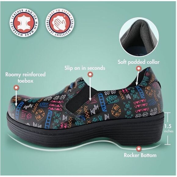 Hawkwell Pro Leather Nurse Clogs for Women - Picture 12 of 12